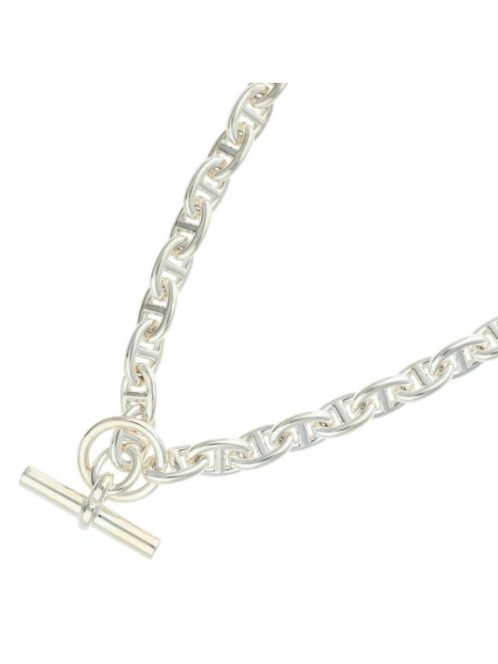 Hermes Chaine D'ancre PM Silver Choker Necklace PM